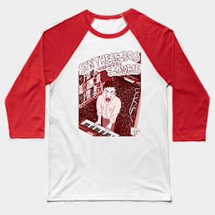 Funny Synthesizer Zombie Baseball T-Shirt